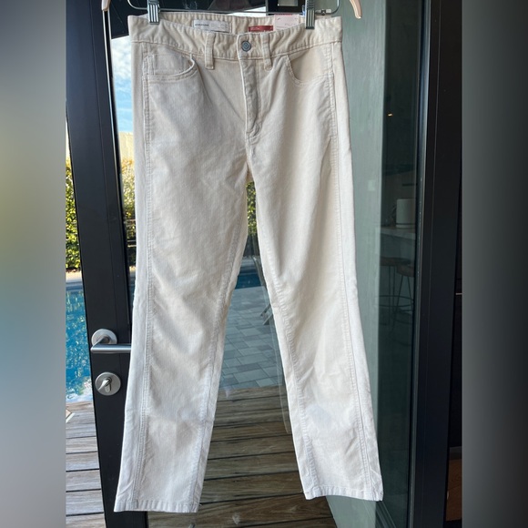 Pilcro | The Slim Boyfriend Corduroy Jeans | NWT Cream 27 - Picture 4 of 16